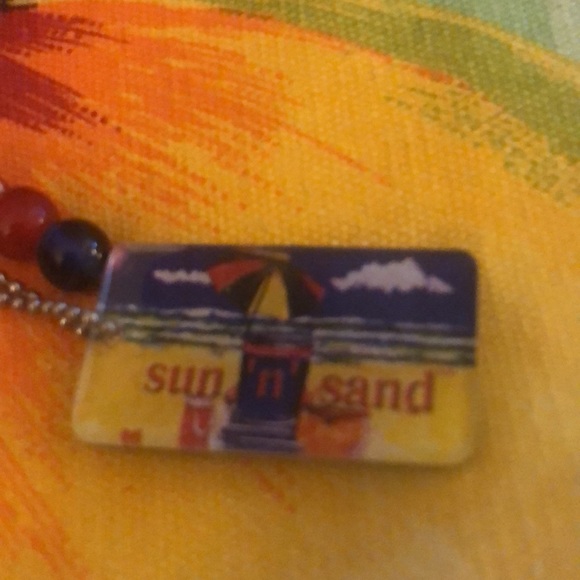 NWT Sun n’ Sand Bright & Sunny Beaded Sunflower Beach Bag Shopping Bag - Picture 5 of 9